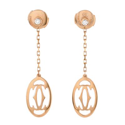 Cartier Double C de Cartier Drop Earrings