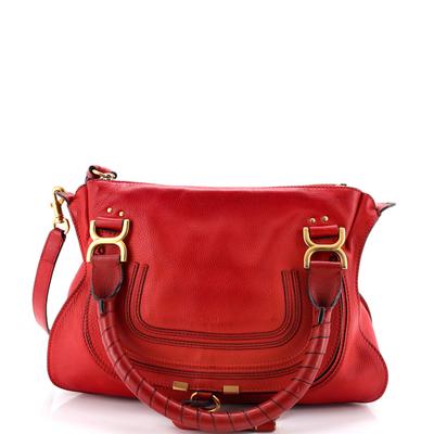 CHLOE Marcie Satchel Leather Medium