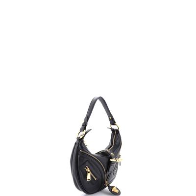 VERSACE Repeat Hobo Leather Small