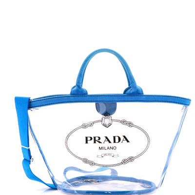 PRADA Logo Tote PVC