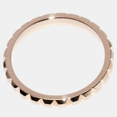 Boucheron 18K Rose Gold Quatre Clou de Paris Ring EU 58