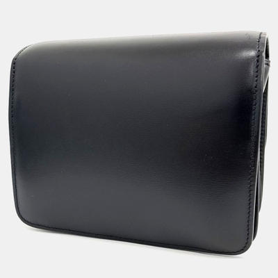 Celine Black Leather Mini Classic Box