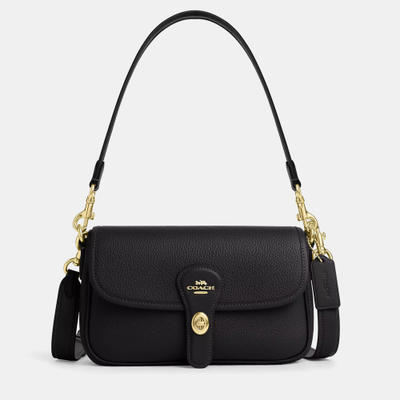 Coach Hadley Black leather Shoulder bag