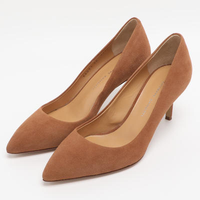 Giuseppe Zanotti Brown Suede Pumps Size 36
