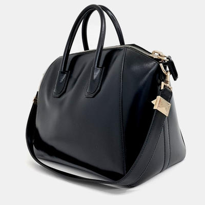 Givenchy Black Leather Antigona Medium