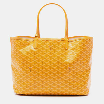 Goyard Yellow Goyard Goyardine Saint Louis PM