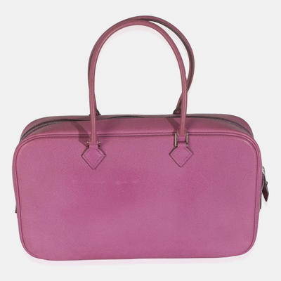 Hermes Cyclamen Epsom Plume 28 PHW