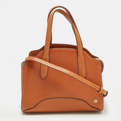 Loro Piana Sesia Micro Brown Leather Tote