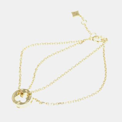 Louis Vuitton Brassiere Empreinte Bracelet Pink Gold 18K Charm Bracelet