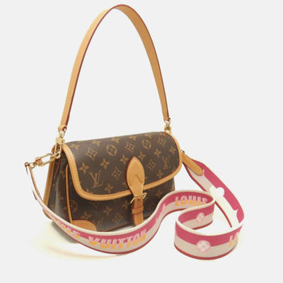 Louis Vuitton Monogram Diane M45985 Shoulder Bag Fuchsia