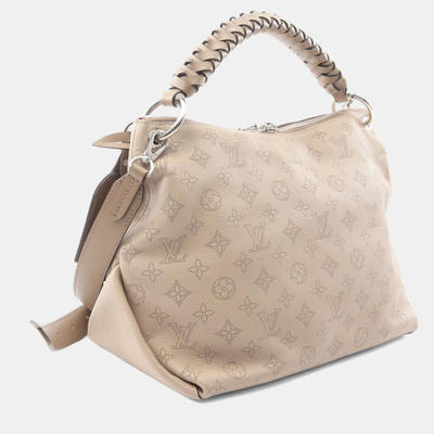 Louis Vuitton Louis Vuitton Beauvre Hobo Handbag Leather Mahina Beige