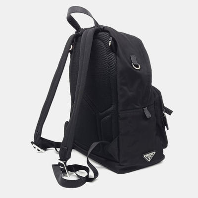 Prada Black fabric backpack