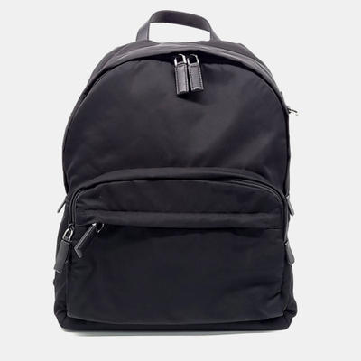 Prada Black fabric backpack