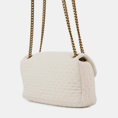 Saint Laurent Paris Calypso White Cotton