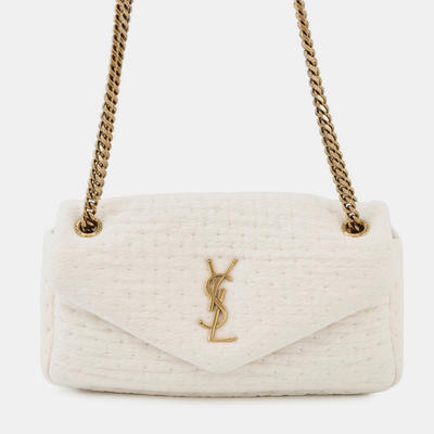 Saint Laurent Paris Calypso White Cotton