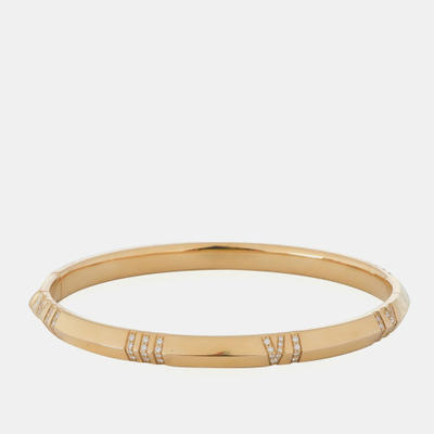 Tiffany & Co. 18k Yellow Gold 0.33 CTW Atlas Bracelet