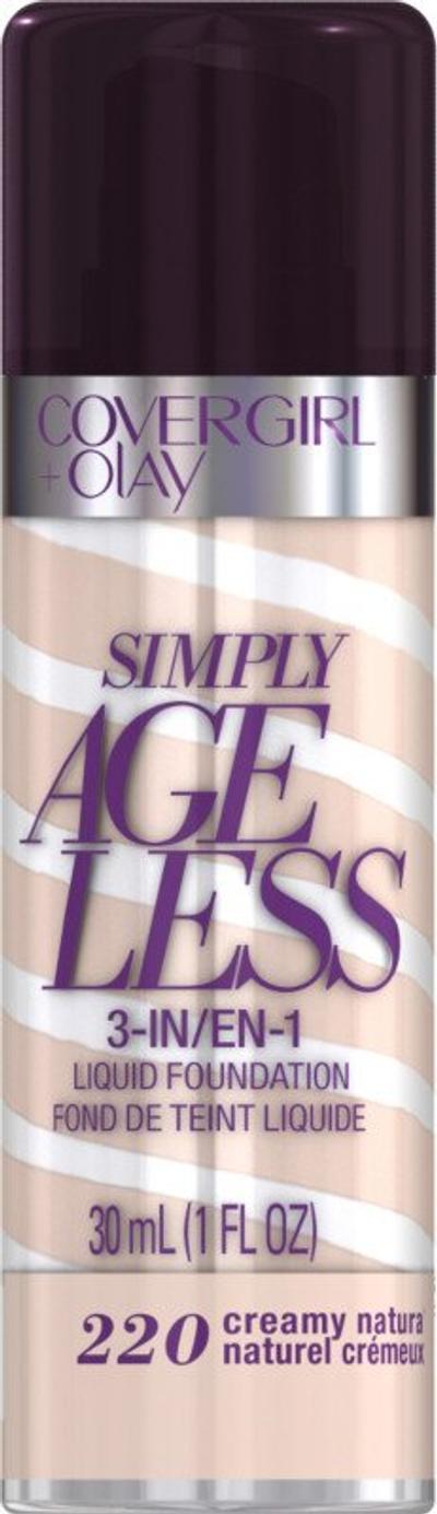 Simply Ageless + Olay Liquid Foundation - Creamy Natural