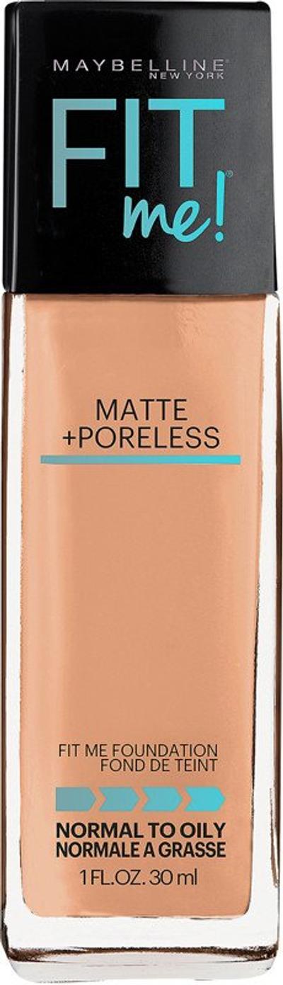 Fit Me Matte + Poreless Liquid Foundation - Soft Sand 124