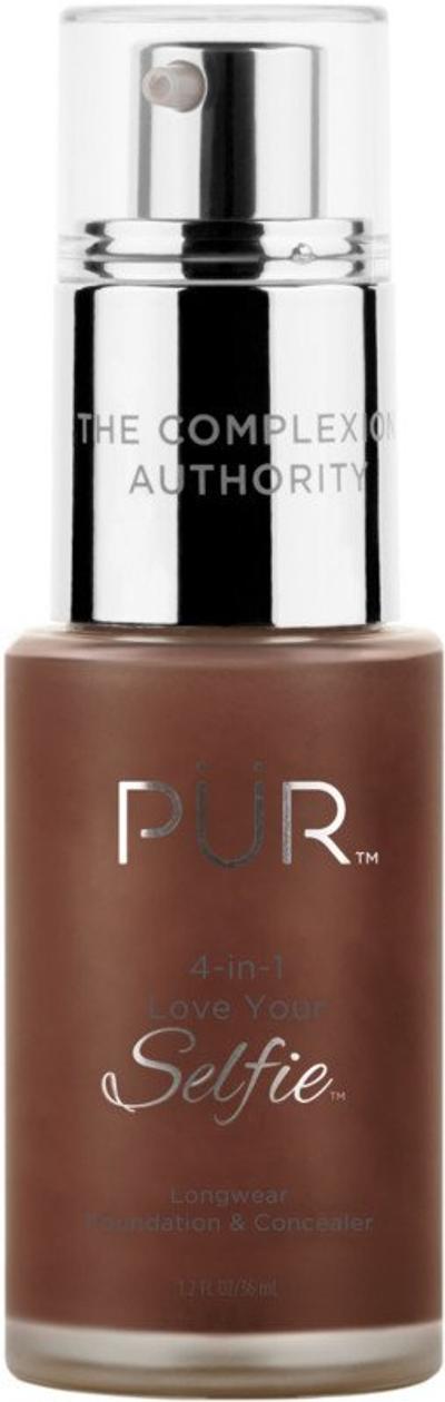4-In-1 Love Your Selfie Longwear Foundation & Concealer - DPP4 Coffee (rich brown skin w/ pink undertones)