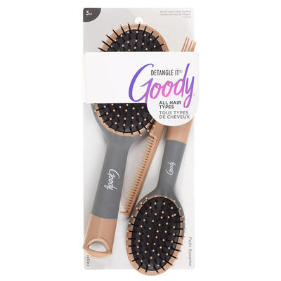 Detangle It Oval Cushion Brush & Comb Combo