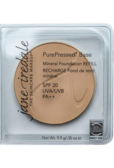 PurePressed Base Mineral Foundation Refill SPF 20 - Amber (medium light w/ gold undertones)