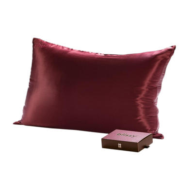 Silk Pillowcase - Queen - Burgundy