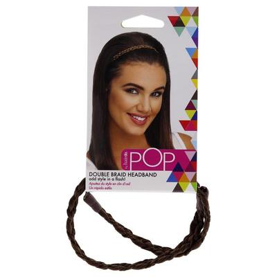 Pop Double Braid Headband - R10 Chestnut