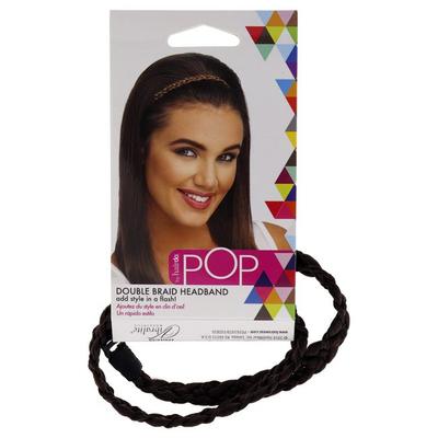 Pop Double Braid Headband - R6 Dark Chocolate