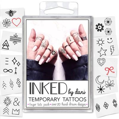 Temporary Tattoos Pack - Finger Tats
