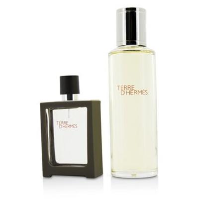 Terre D'hermes Eau De Toilette Refillable Spray + Refill