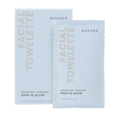 Prep-N-glow Cleanse + Exfoliation Cloths - 5ct