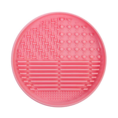 BR33_Silicone Makeup Brush Cleaner - Pink
