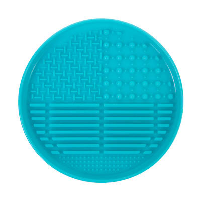 BR33_Silicone Makeup Brush Cleaner - Teal