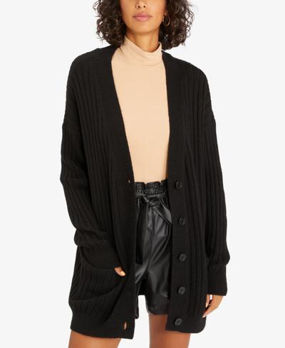 Cozy Seeker Cardigan In Black - XXL