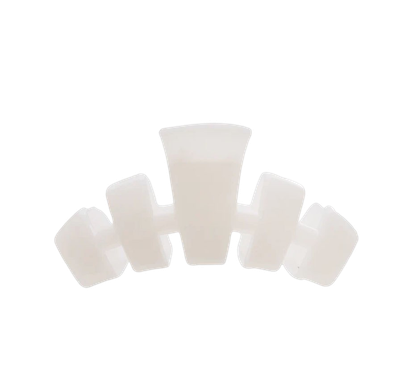 Medium Hair Clip - Coconut White Hair Clip