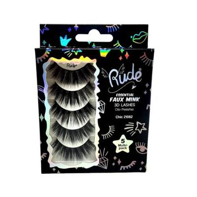 Essential Faux Mink 3d Lashes 5 Multi-pack - Chic