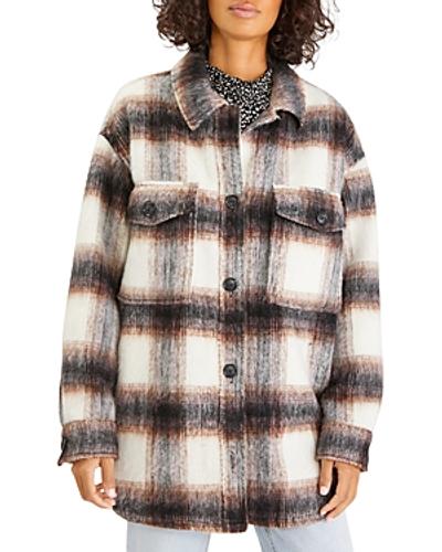 Town Check Shirt Jacket In Folsom - L