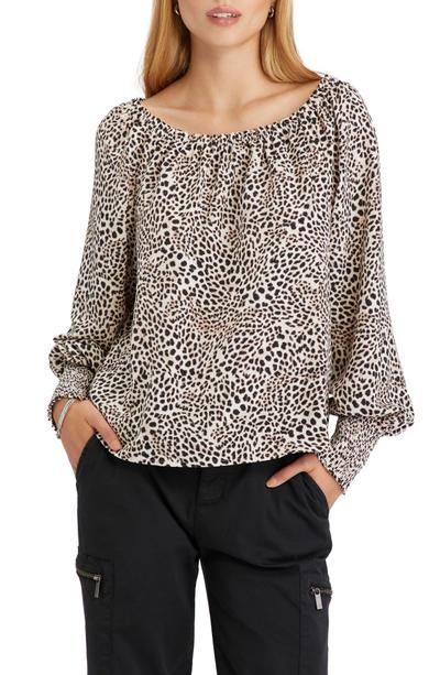 Sunshine Cotton Convertible Top In Nature Spots - XXS