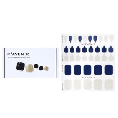 Nail Sticker - Navy Gold Topaz Pedi