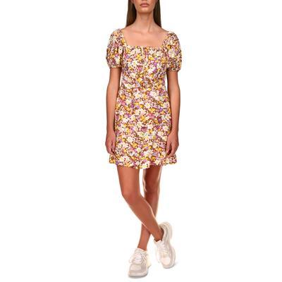 Floral-Print Fresh-Breeze Dress In Sunny Field - 14
