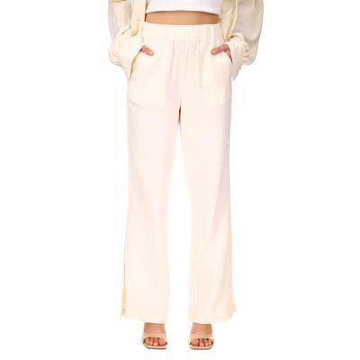 Easy Going Gauze Wide-leg Pants In Muslin - XL