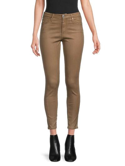 Farrah Skinny Ankle Jeans - Tan - 24(0)
