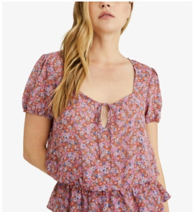 Meet You There Top In Meadow Ditsy - S