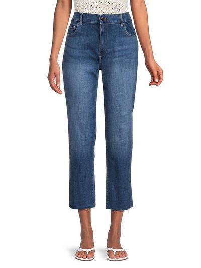 Women's Mara Straight Fit Cropped Jeans - Stellar Blue - 24(0)
