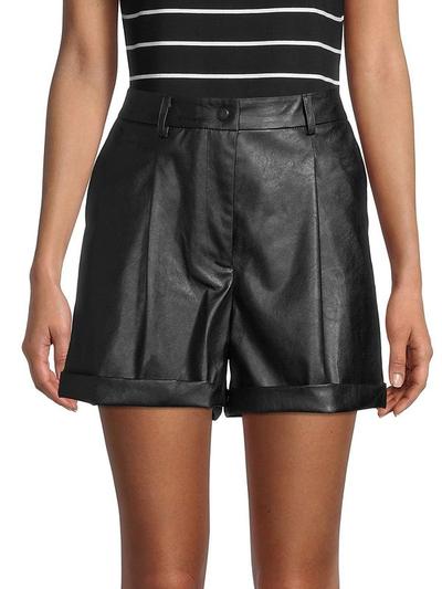 Bcbgmaxazria Women's Faux Leather Shorts - Black - XS