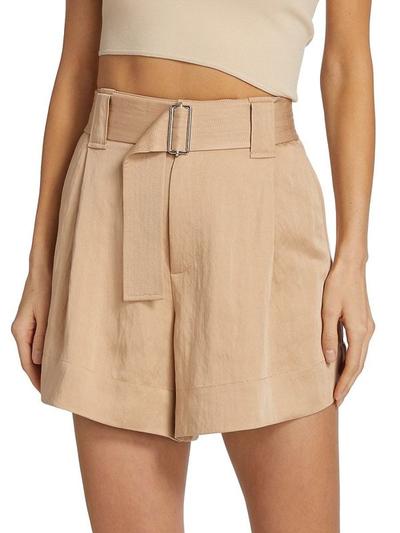Women's Grayson Belted Shorts - Tawny - 12