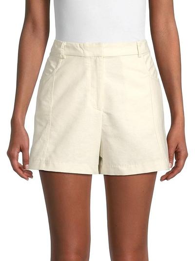 Bcbgmaxazria Women's Solid-hued A-line Shorts - Off White - XS