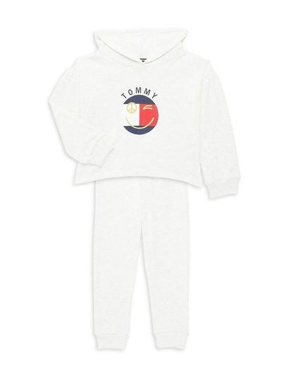 Girl's 2-piece Hoodie & Joggers Set - Assorted - 7
