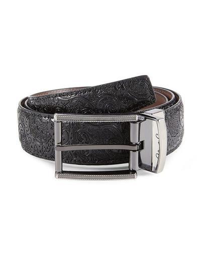 Men's Astrid Reversible Leather Belt - Black Brown - 34
