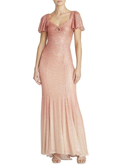 Women's Estelle Ombr Sequin-Embroidered Gown - Apricot